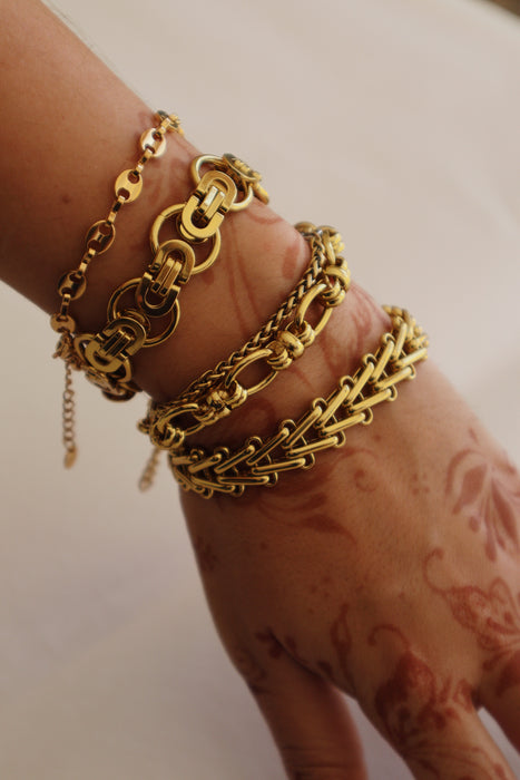 Bracelet maillons échelle