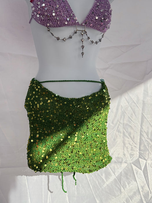 Jupe courte (verte)