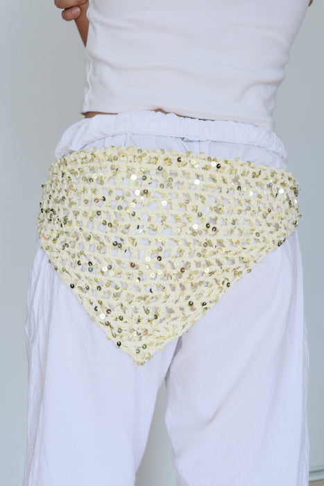 Foulard de hanche - crème