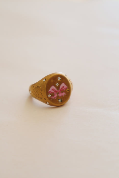 Chevalière rosette