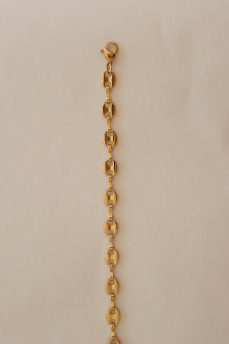 Bracelet maillons graines de café