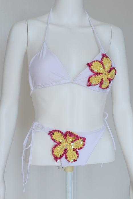 Bikini applique crochet