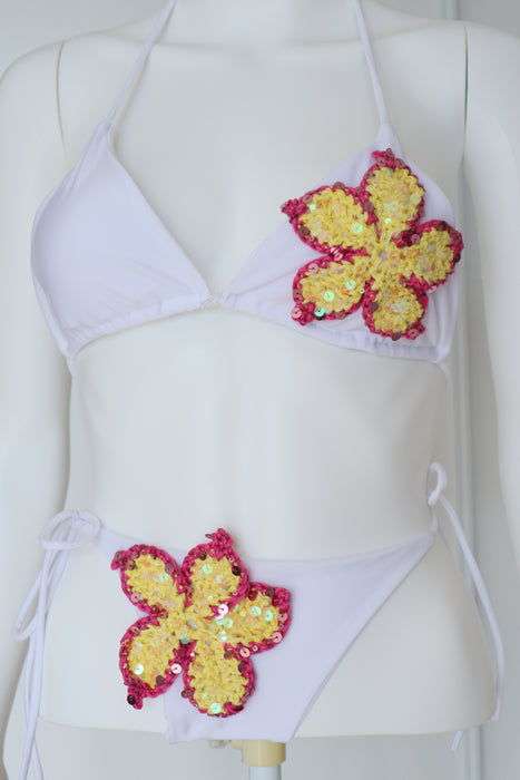 Bikini applique crochet