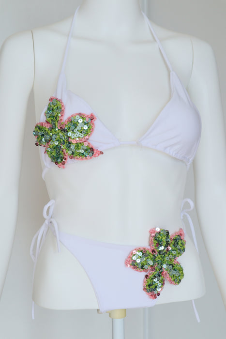Bikini applique crochet