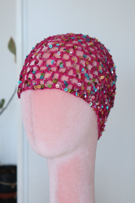 Bonnet Mesh - Fushia
