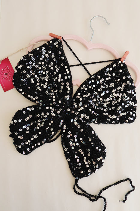 Haut papillon noir